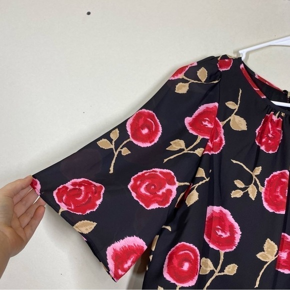 Kate Spade Hazy Rose Double Layer Top Blouse - Picture 7 of 13